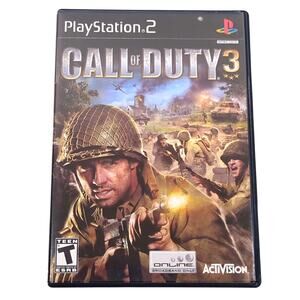 Call of Duty 3 PS2 Game Complete CIB Manual Sony PlayStation 2 WWII FPS